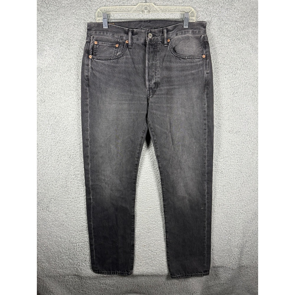 Buck Mason Straight Jeans in Washed Black